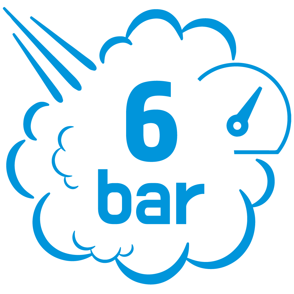 Pression vapeur 6 bar