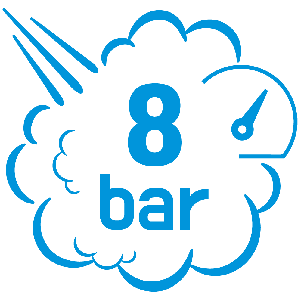 Pression vapeur 8 bar